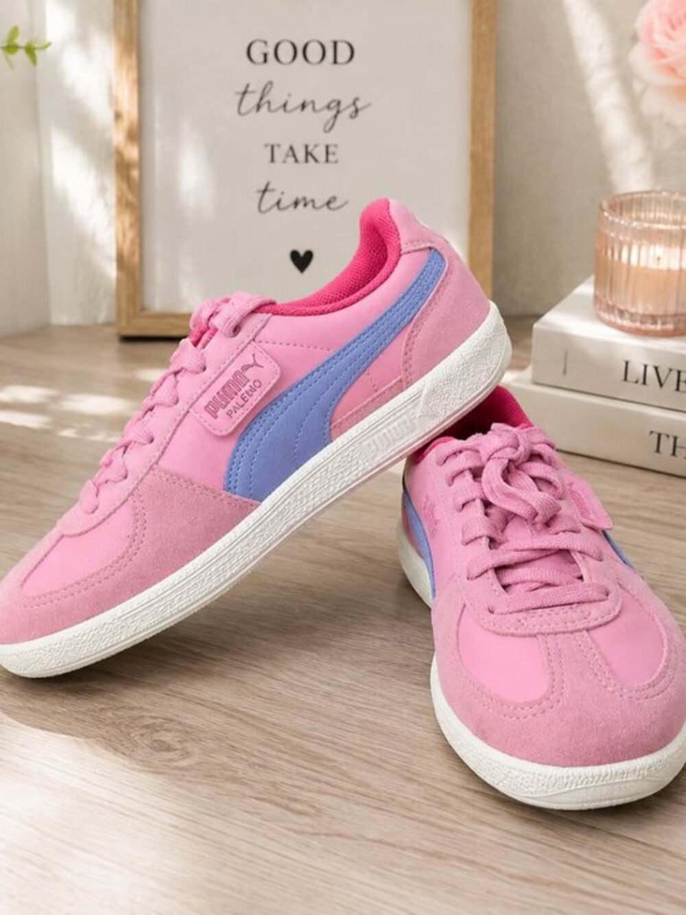 Puma Palermo Sugar Rush Pink Purple Womens 8 Youth 6.5 Sneakers NWT